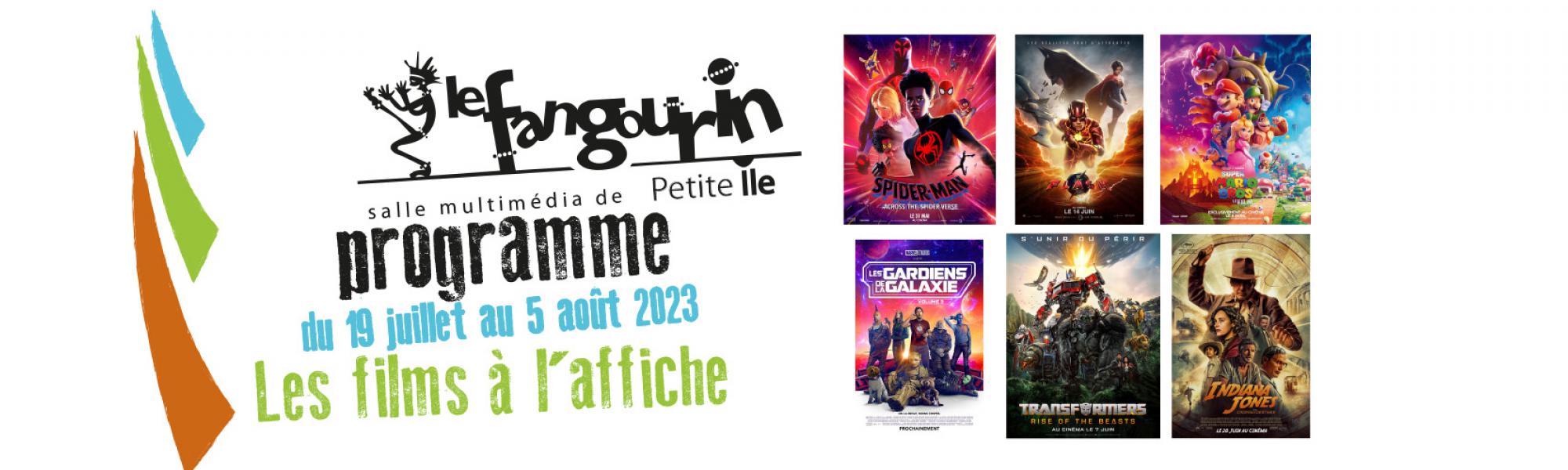 Bandeau cinéma juillet/août 2023