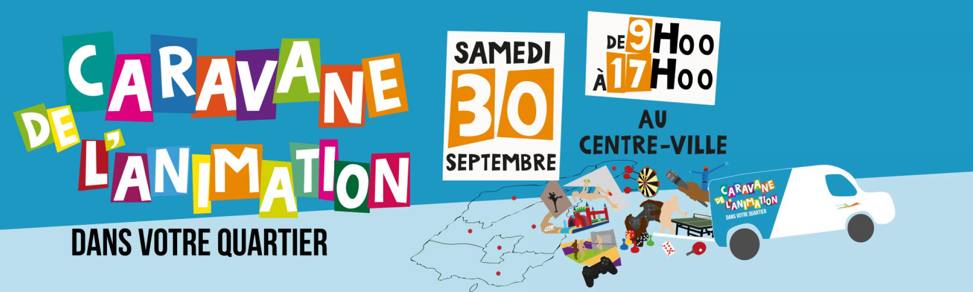 Bandeau caravane de l'animation du samedi 30 septembre