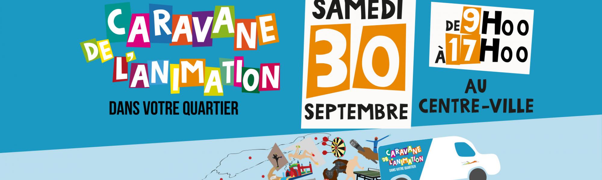 Bandeau caravane de l'animation du samedi 30 septembre