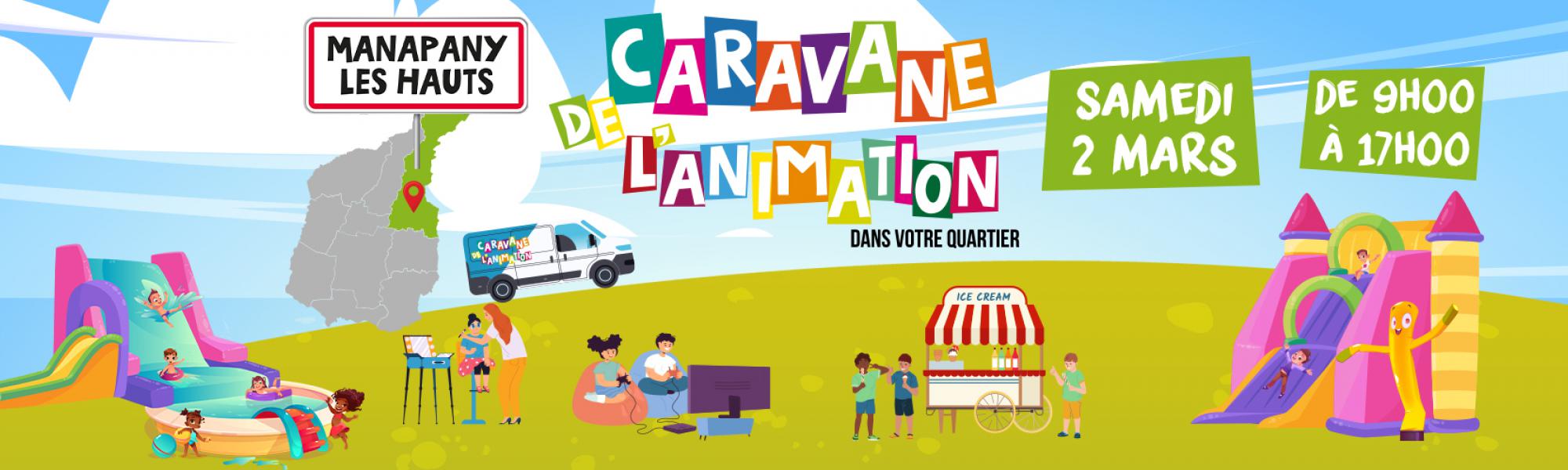 Caravane de l'animation le samedi 2 mars