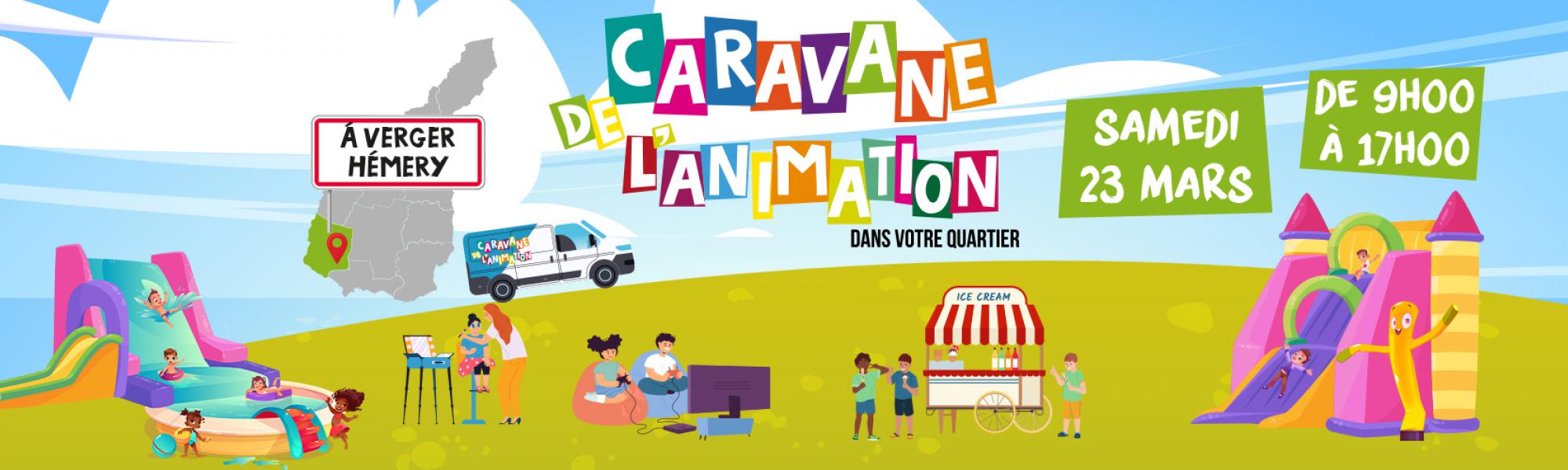 Bandeau caravane de l'animation