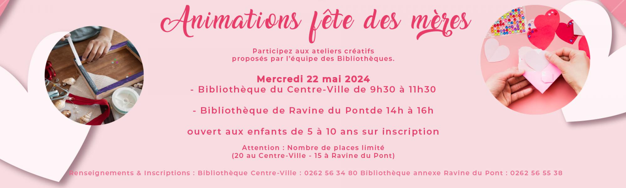 Bandeau animation fête des mères