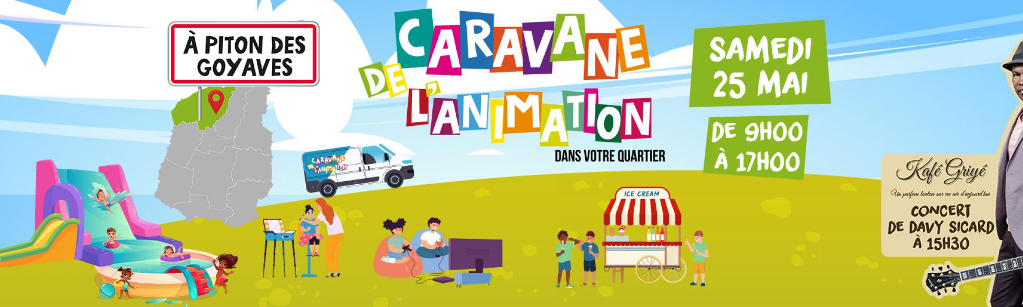 Bandeau caravane de l'animation du 25 mai