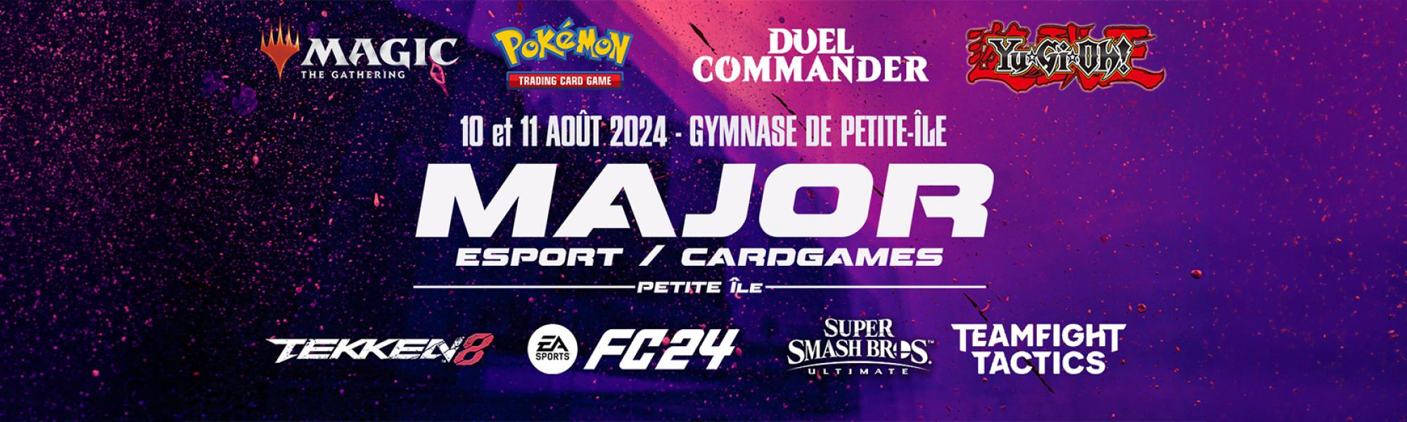 Bandeau major esport/cardgames