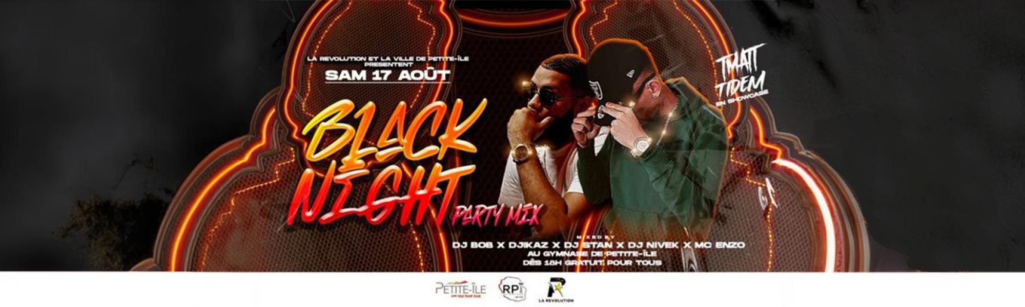 Bandeau Black night - Party mix