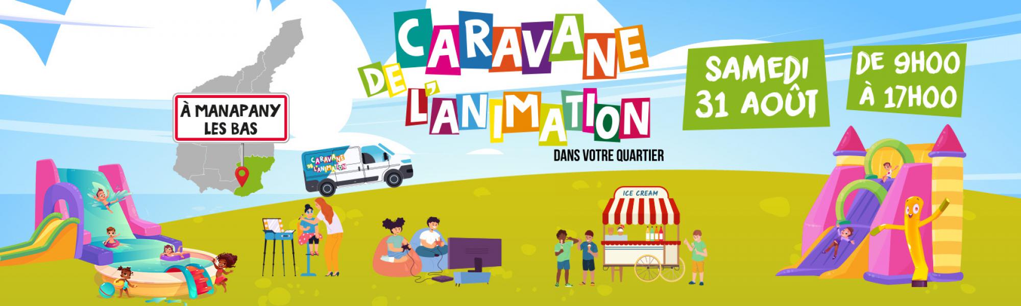 Bandeau caravane de l'animation du 31 août