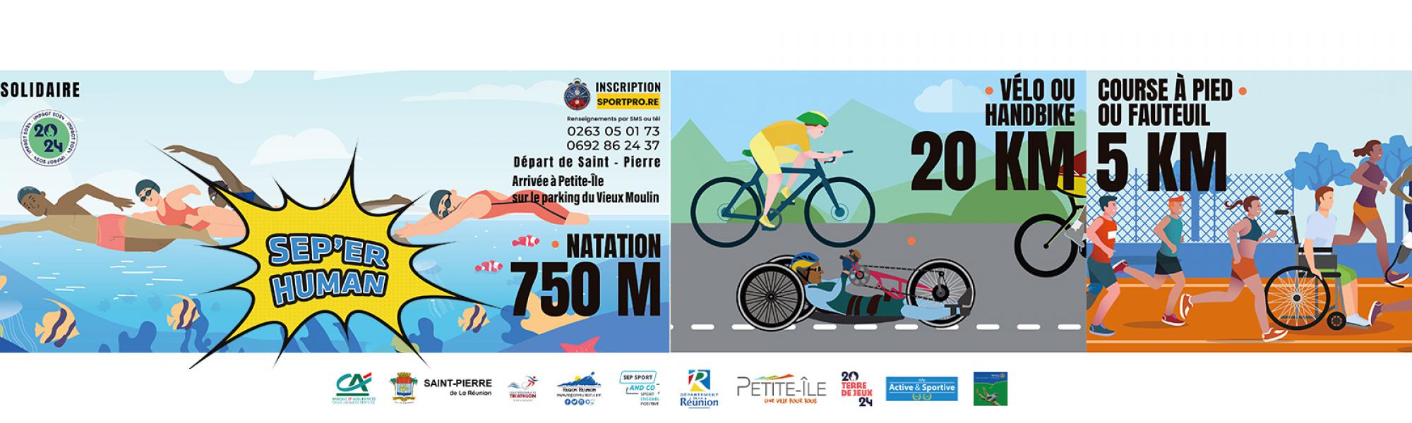Bandeau triathlon SEP'ER-HUMAN 