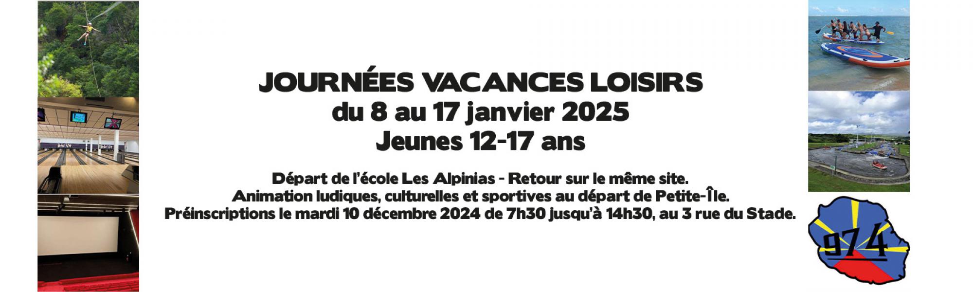 Bandeau journée vacances loisirs 2025