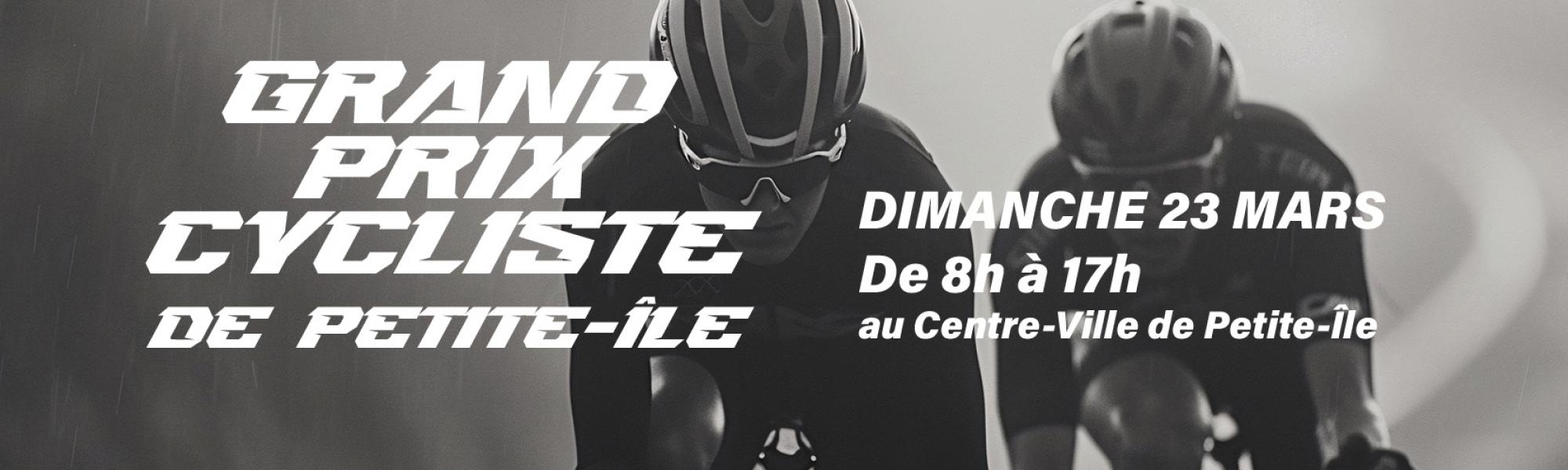 Bandeau grand prix cycliste de Petite-Île