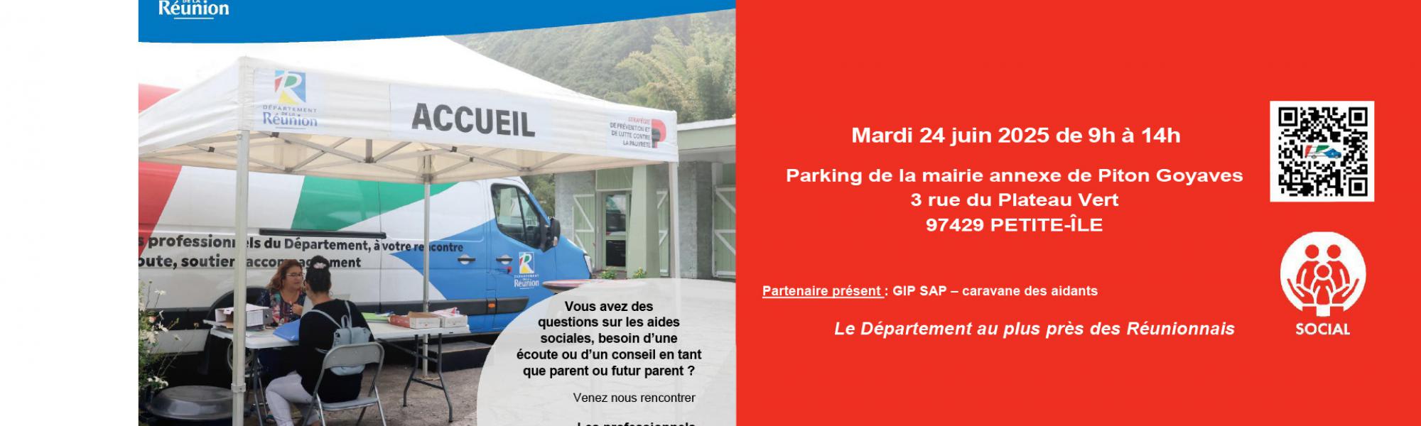 La caravane d'accès aux droits et à l'information le mardi 24 juin