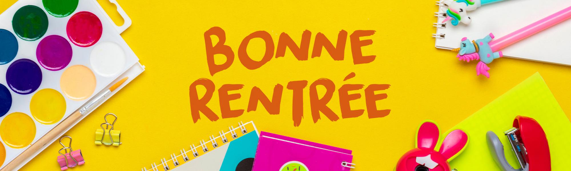 Bandeau rentrée scolaire