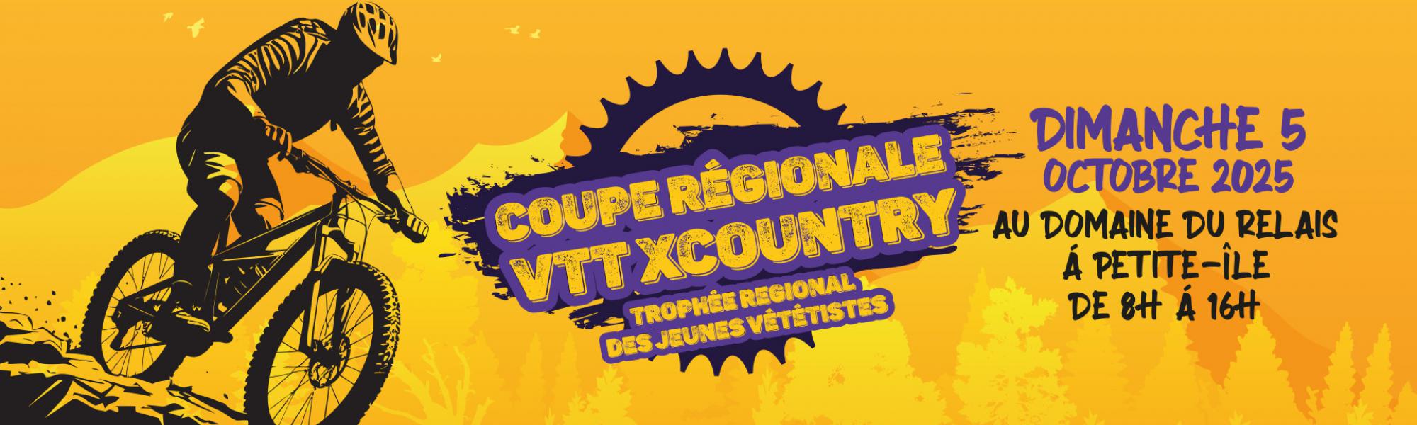 Coupe régionale VTT XCountry du dimanche 5 octobre