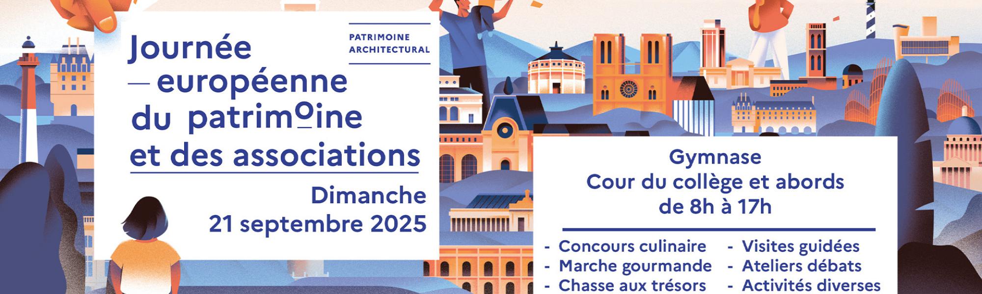 Journée européenne du patrimoine et des associations