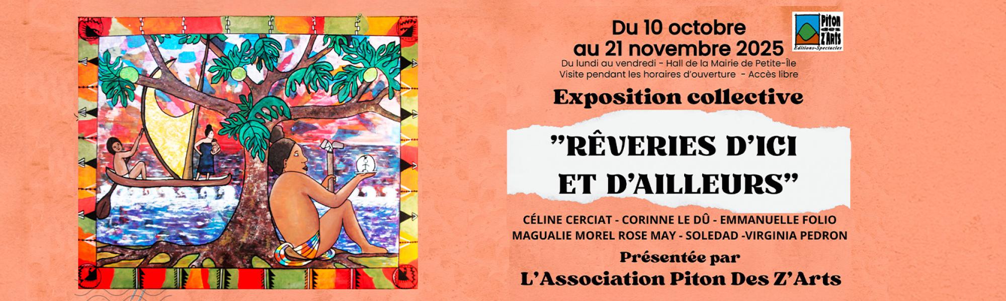 Bandeau exposition "Rêveries d'ici et d'ailleurs"