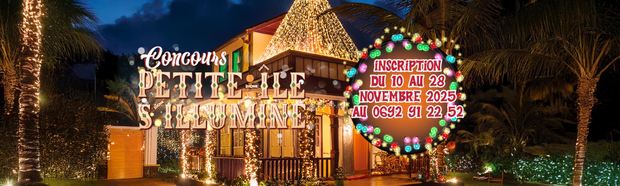 Bandeau concours Petite-Île s'illumine