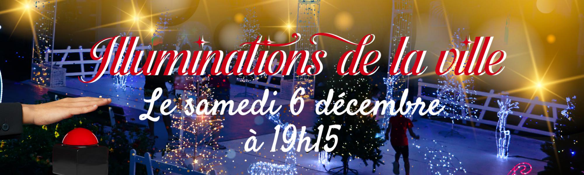 Bandeau illumination de la ville