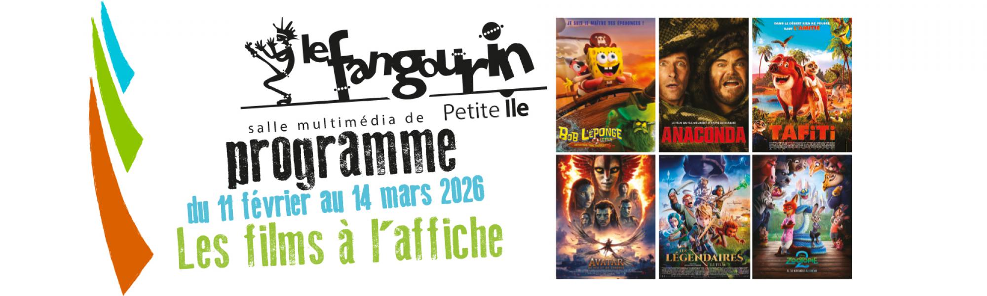 Bandeau cinéma du 11 février au 14 mars 2026