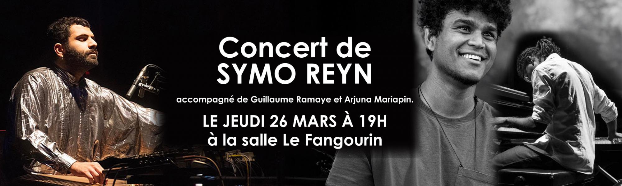 Concert de Symo Reyn le jeudi 26 mars 2026