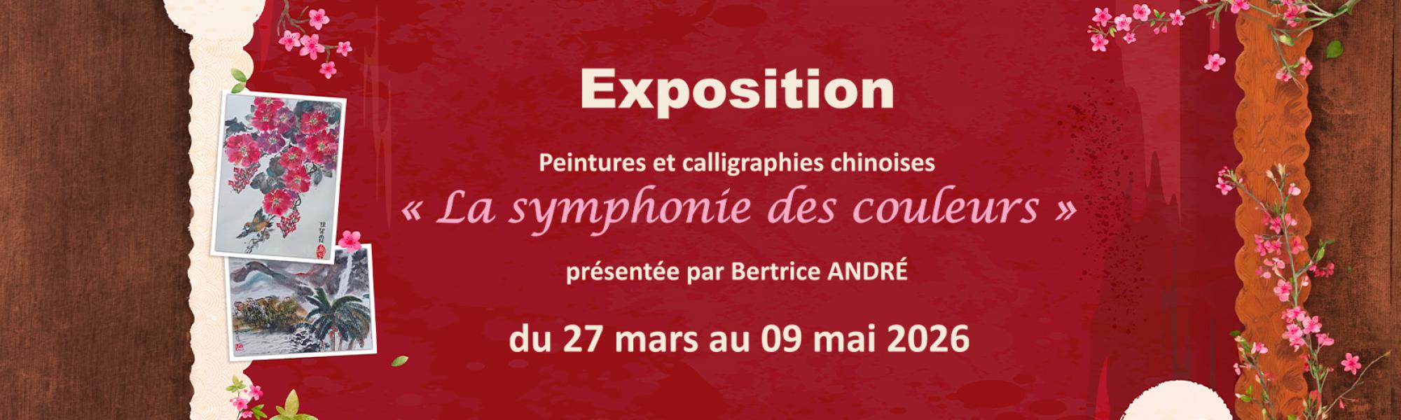 Bandeau exposition "La symphonie des couleurs"