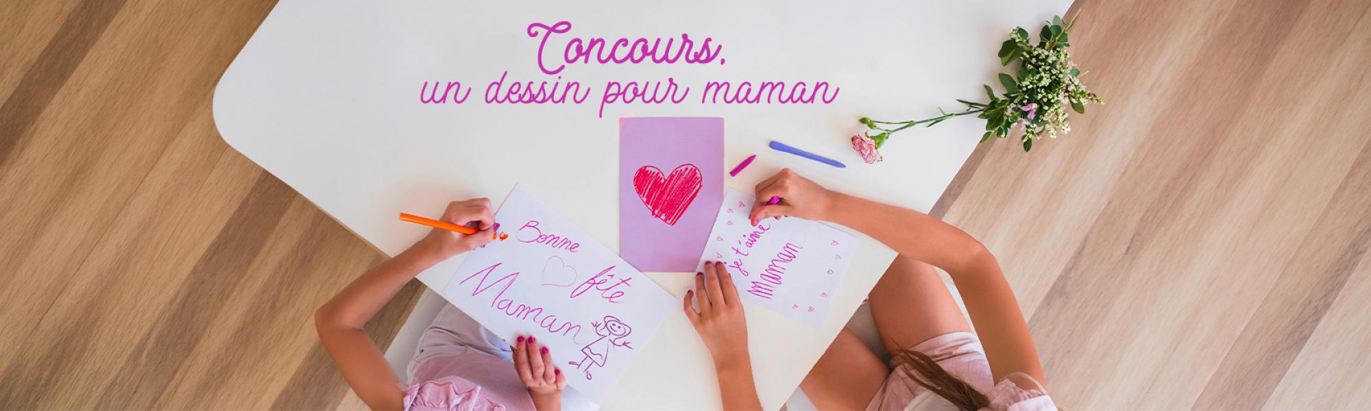 Bandeau concours, un dessin pour maman