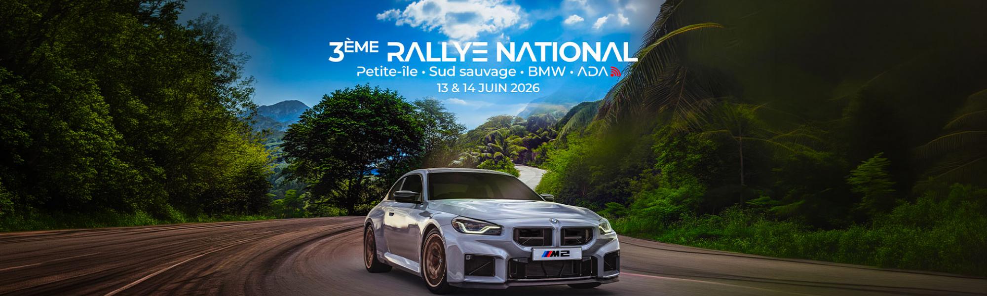 Rallye National Petite-Île - 13 et 14 juin 2026