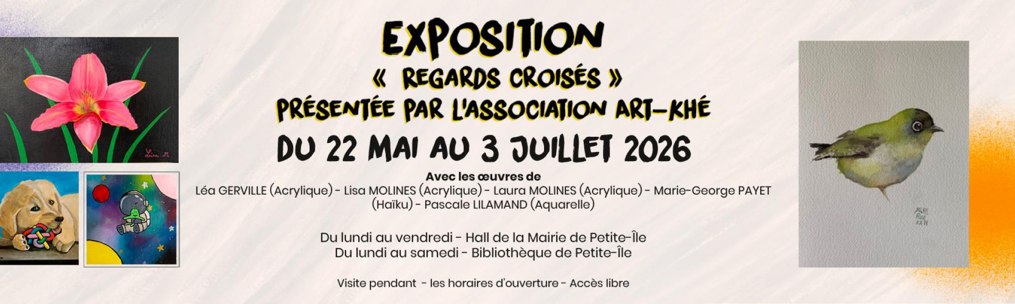 Bandeau exposition "Regards croisés"
