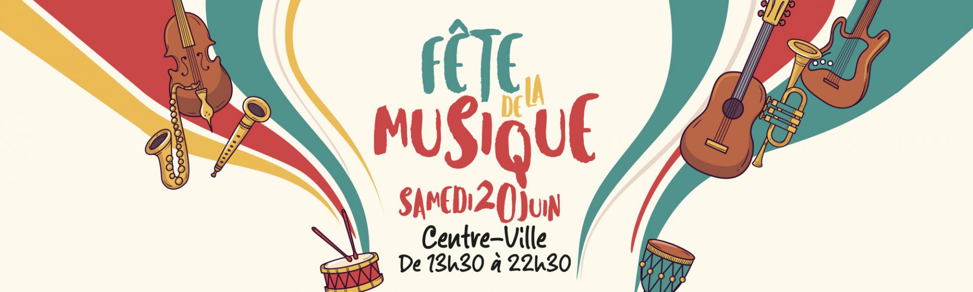Fête de la musique du samedi 20 juin 2026