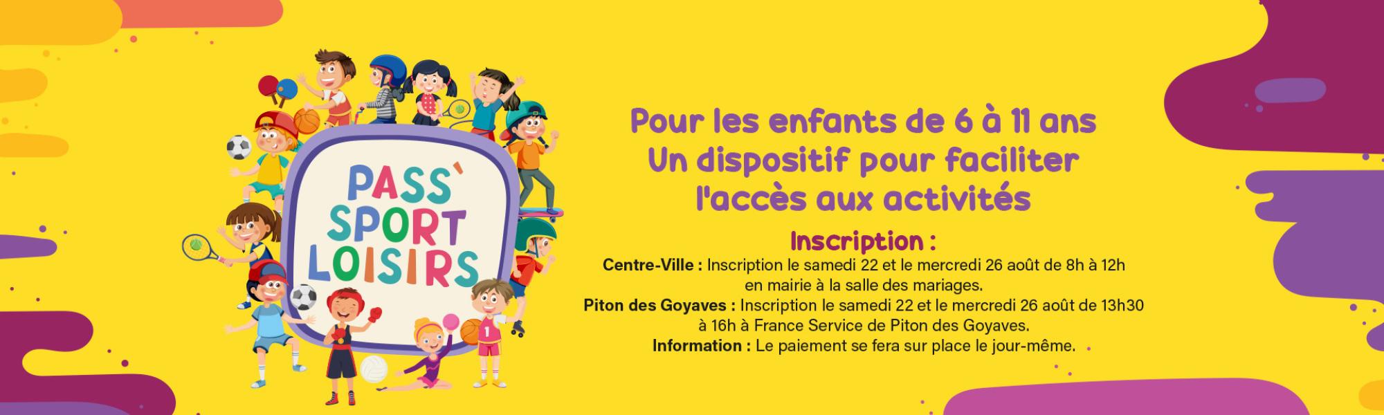 Pass'sport loisirs 2026/2027