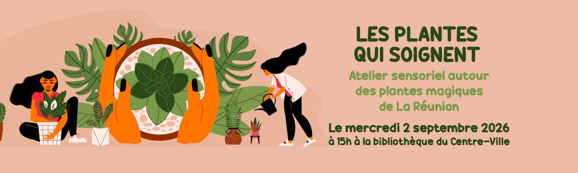 Atelier sensoriel autour des plantes