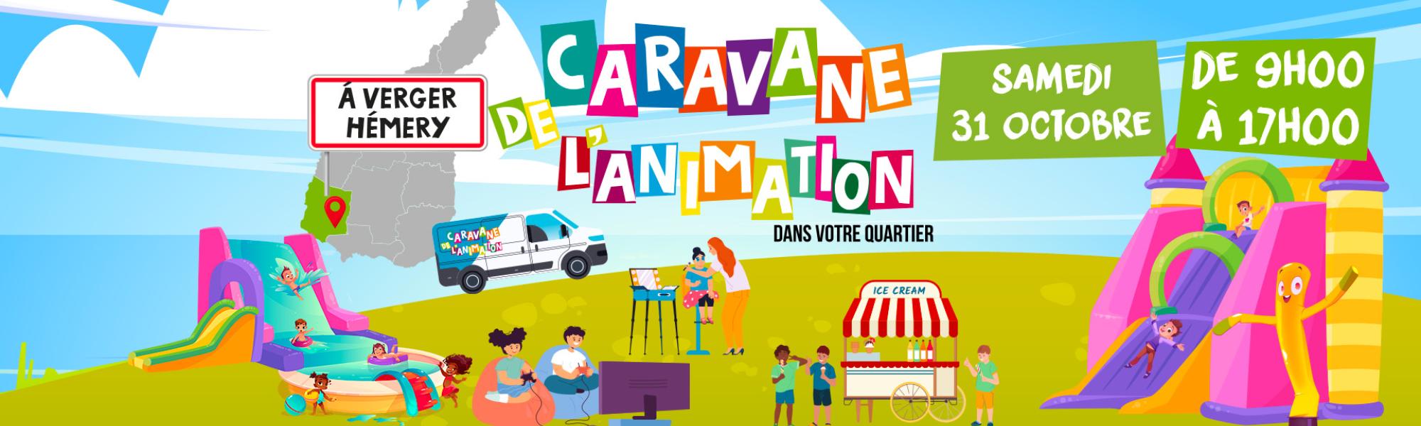 Caravane de l'animation le samedi 31 octobre