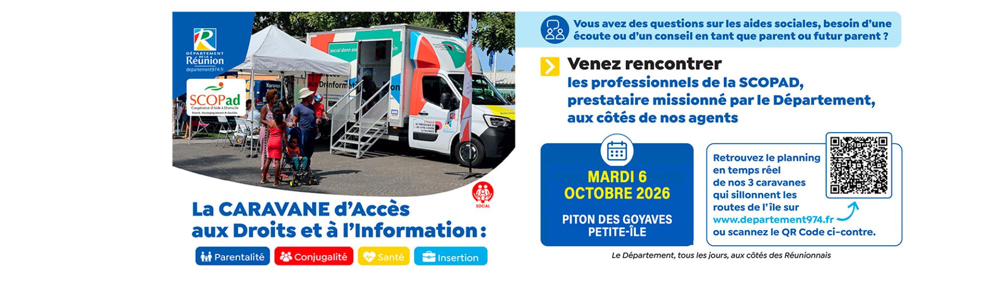 Caravane d'accès aux droits et à l'information, de la parentalité, de la conjugalité, de la santé et de l'insertion