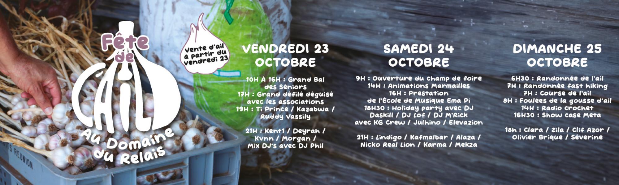 Bandeau Fête de l'ail