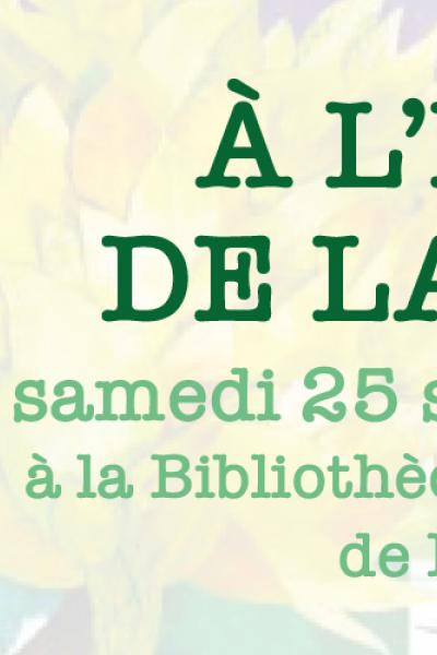 Bandeau à l'école de la forêt