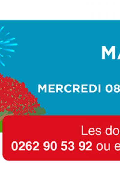 Bandeau collecte de sang du 8 et 14 décembre