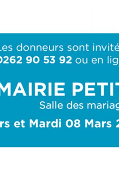 Don du sang du 2 et 8 mars