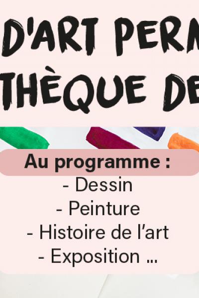 Bandeau atelier d'art