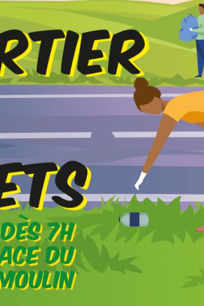 Bandeau pas de quartier pour nos déchets