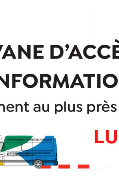Bandeau Caravane d'accès aux droits et à l'information