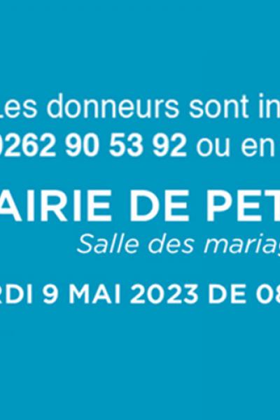 Don du sang du mardi 9 mai 2023