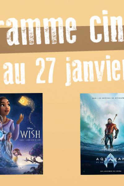 Bandeau programme cinéma du 24 au 27 janvier