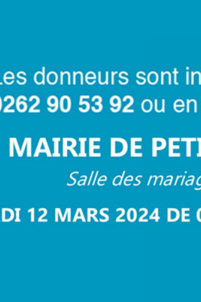 Bandeau don du sang du 12 mars 2024
