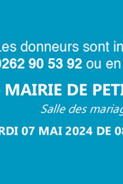 Bandeau don du sang du mardi 7 mai 2024