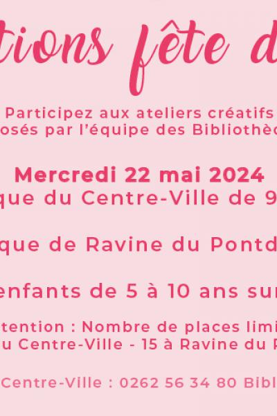 Bandeau animation fête des mères