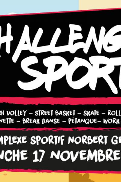 Bandeau challenge sport
