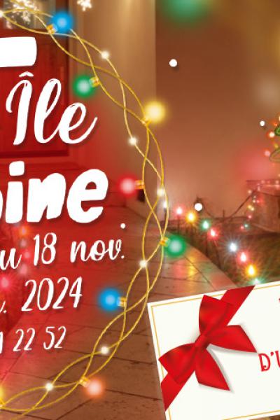 Bandeau concours "Petite-Île s'illumine".