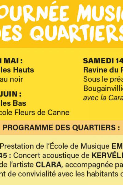 Bandeau la tournée musicale des quartiers
