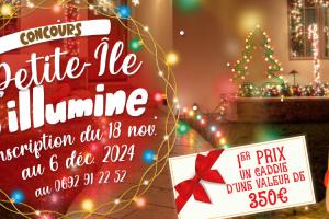 Bandeau concours Petite-Île s'illumine