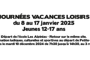 Bandeau journée vacances loisirs 2025