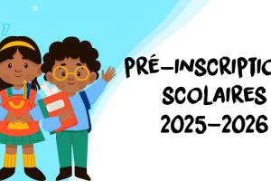Bandeau pré-inscriptions scolaires