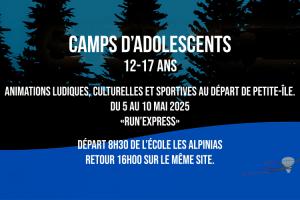 Bandeau camp d'ados
